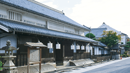 宿場町の面影が残る街並み